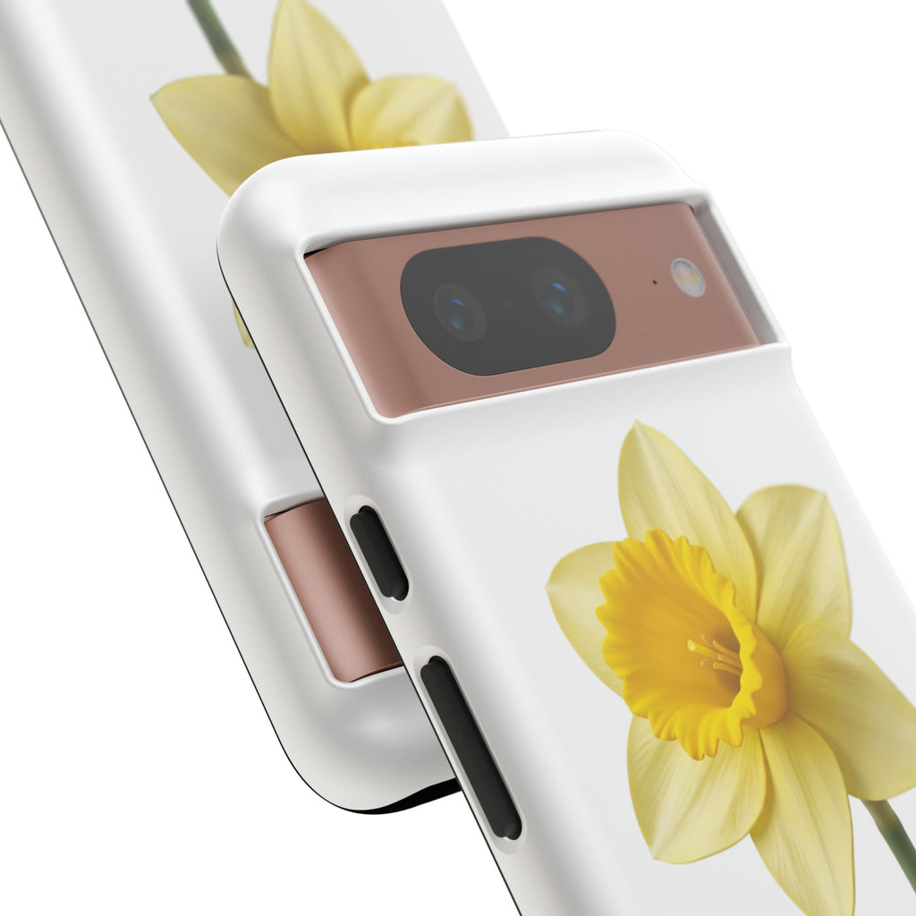 Daffodil Blossom Tough Phone Case — Yellow Spring Floral iPhone Cover