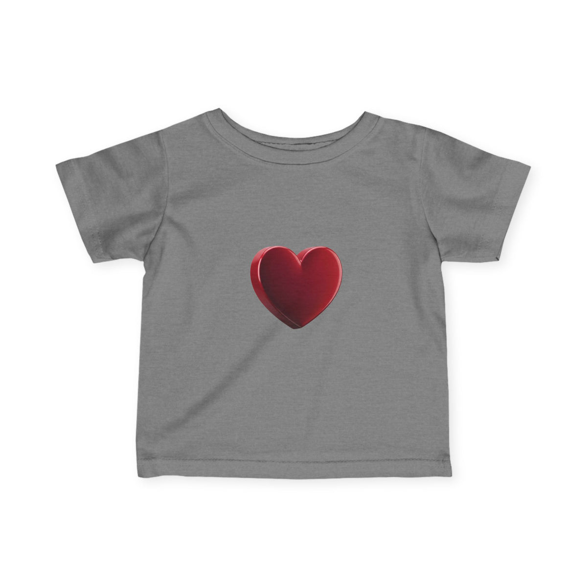Infant Tee - Red Heart Graphic Baby Shirt