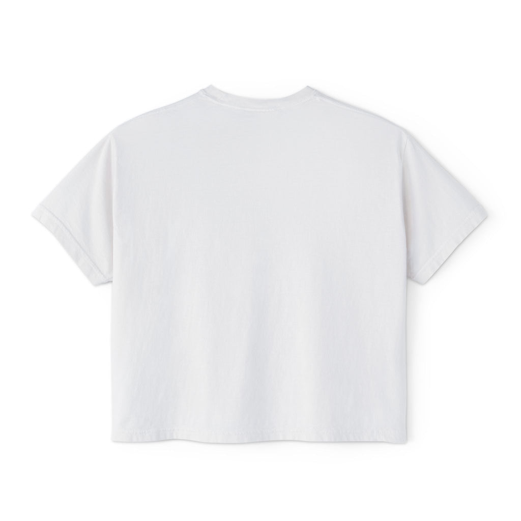 Pastel Glitter Heart Women's Boxy Tee