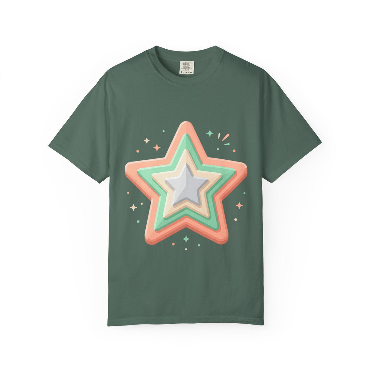 Star Design Unisex Garment-Dyed T-shirt