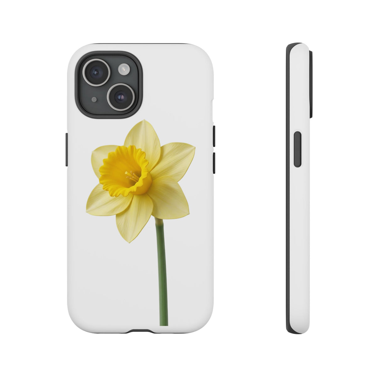 Daffodil Blossom Tough Phone Case — Yellow Spring Floral iPhone Cover