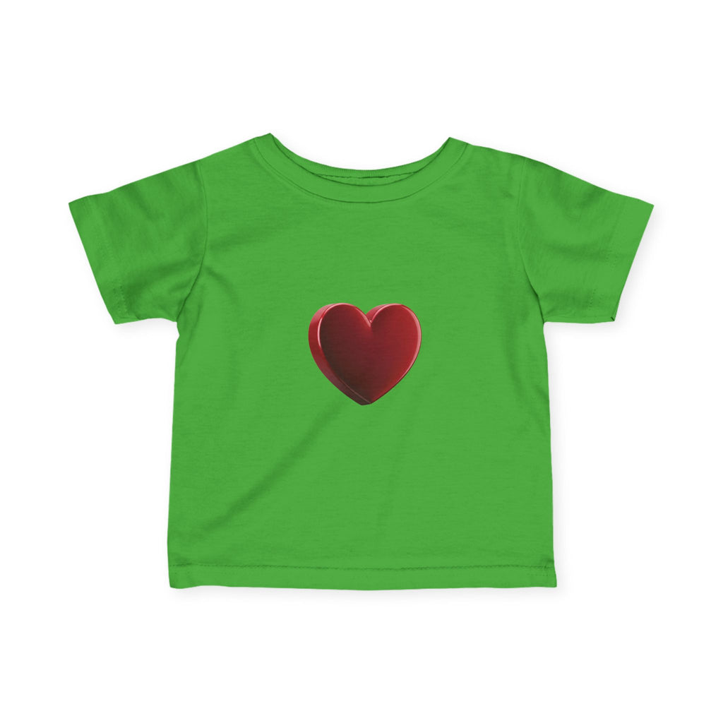 Infant Tee - Red Heart Graphic Baby Shirt
