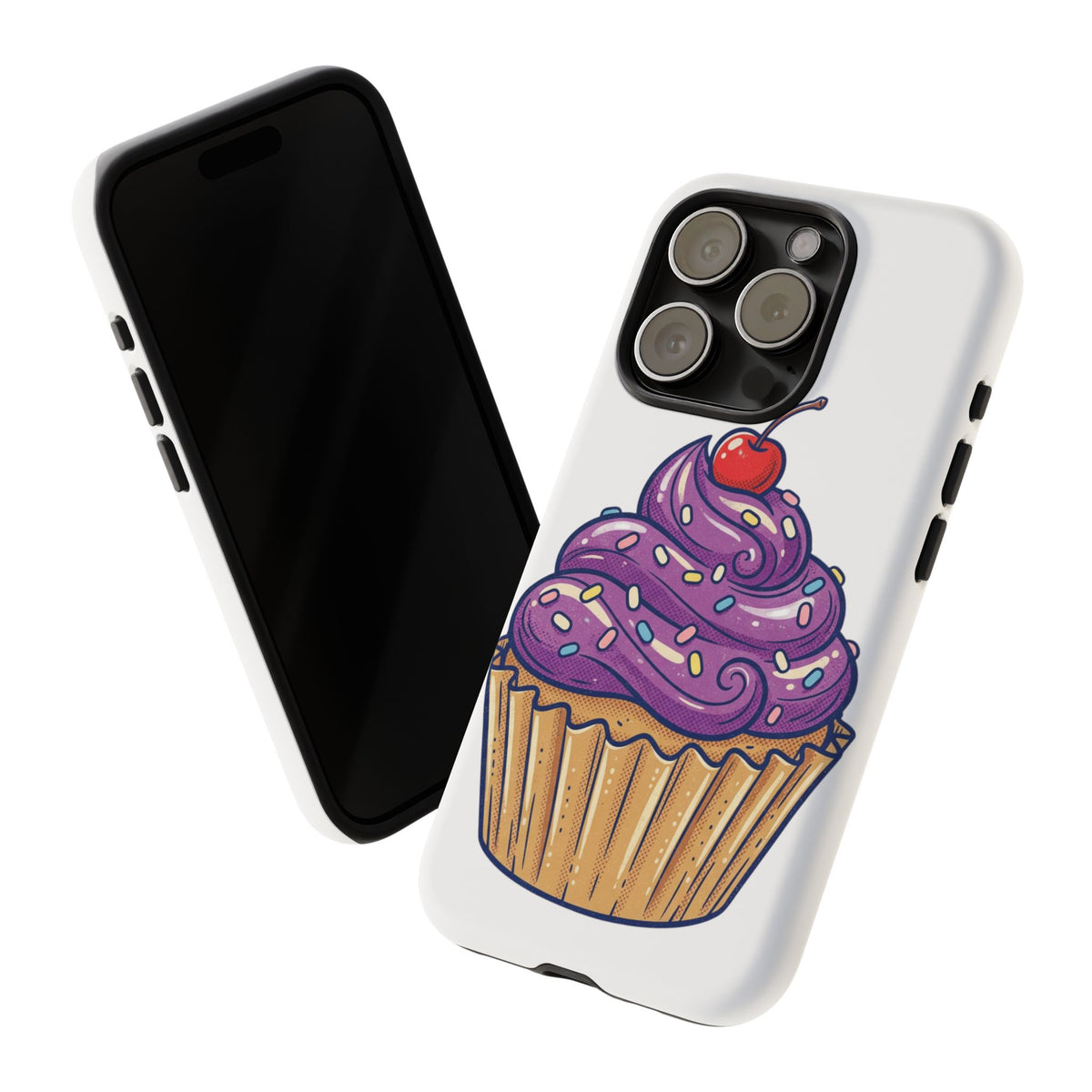 Purple Cupcake Tough Phone Cases