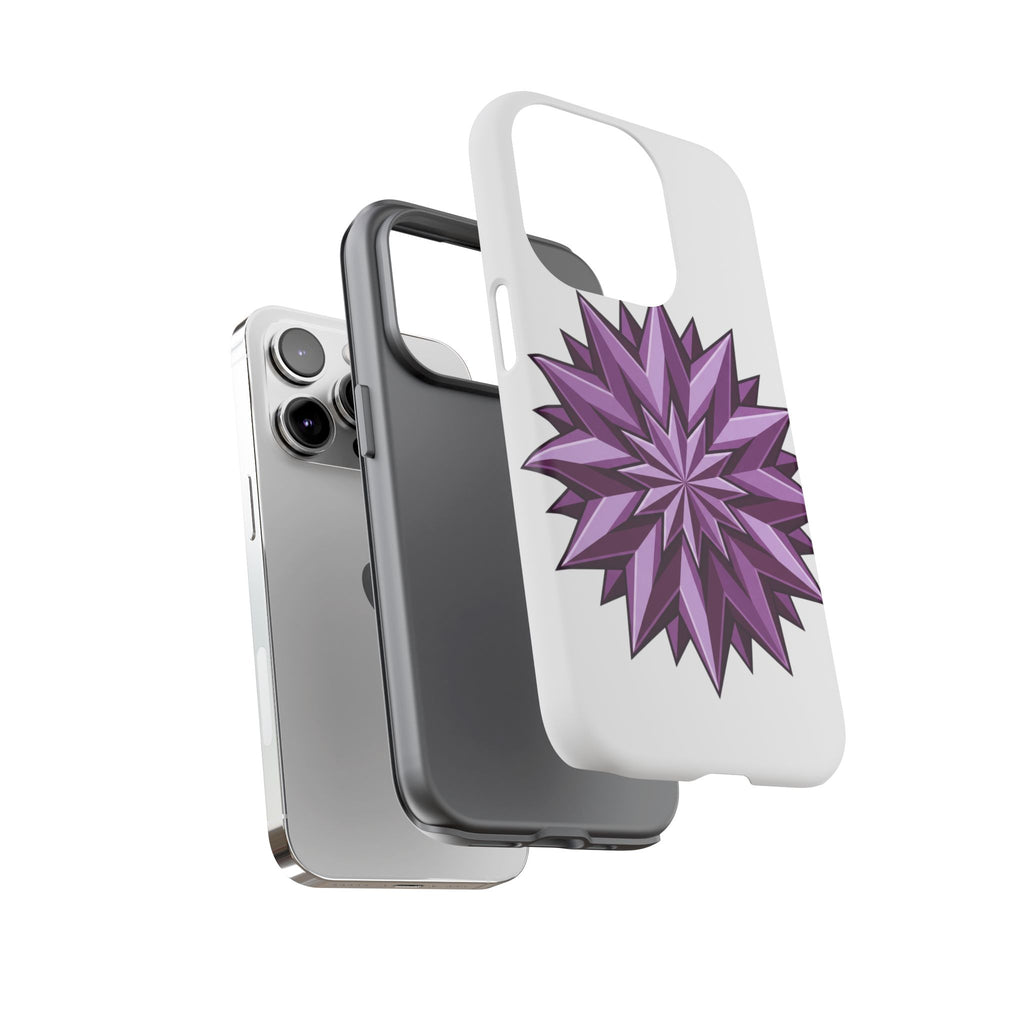 Purple Geometric Star Phone Case