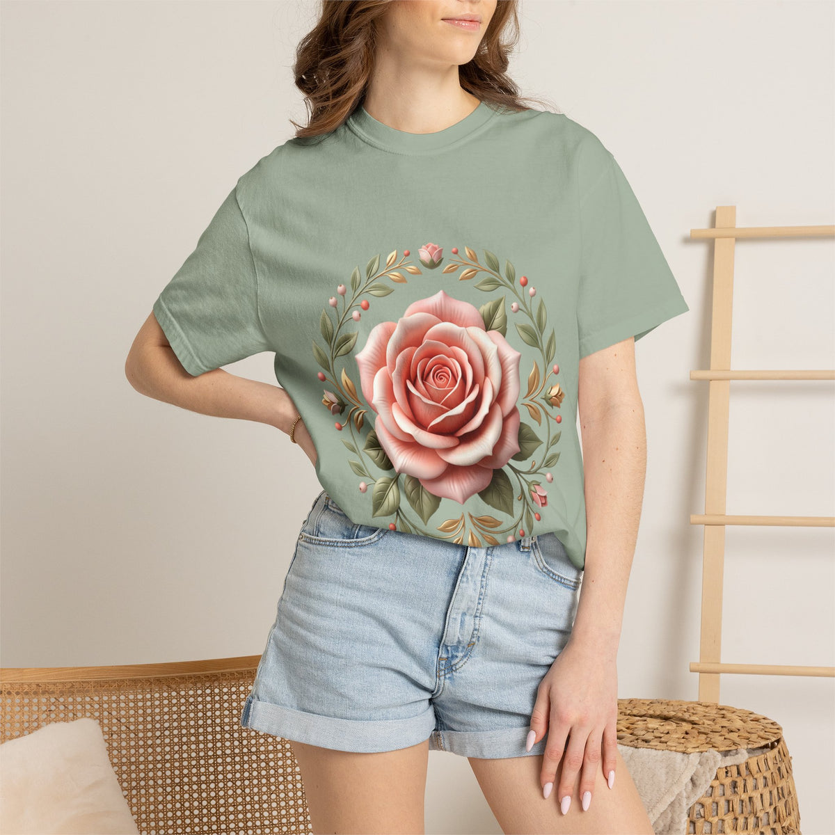 Rose Wreath T-Shirt