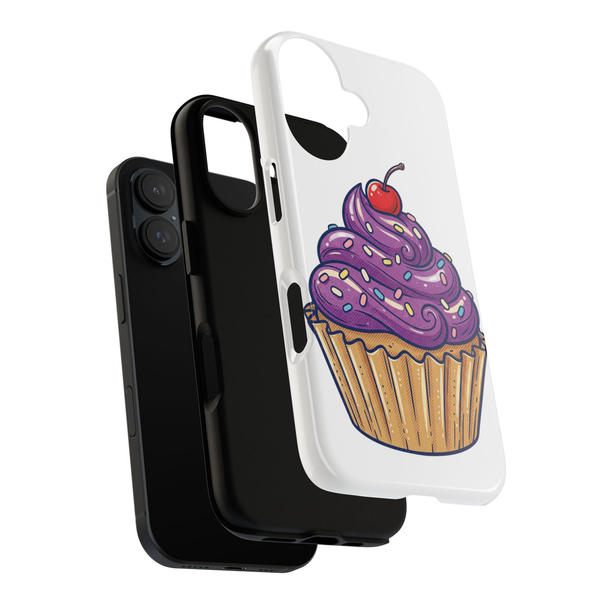 Purple Cupcake Tough Phone Cases