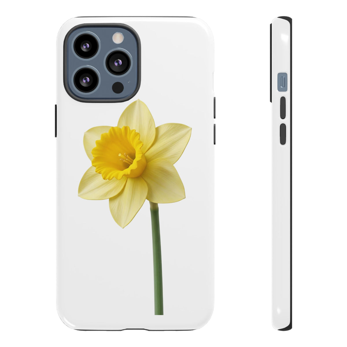 Daffodil Blossom Tough Phone Case — Yellow Spring Floral iPhone Cover