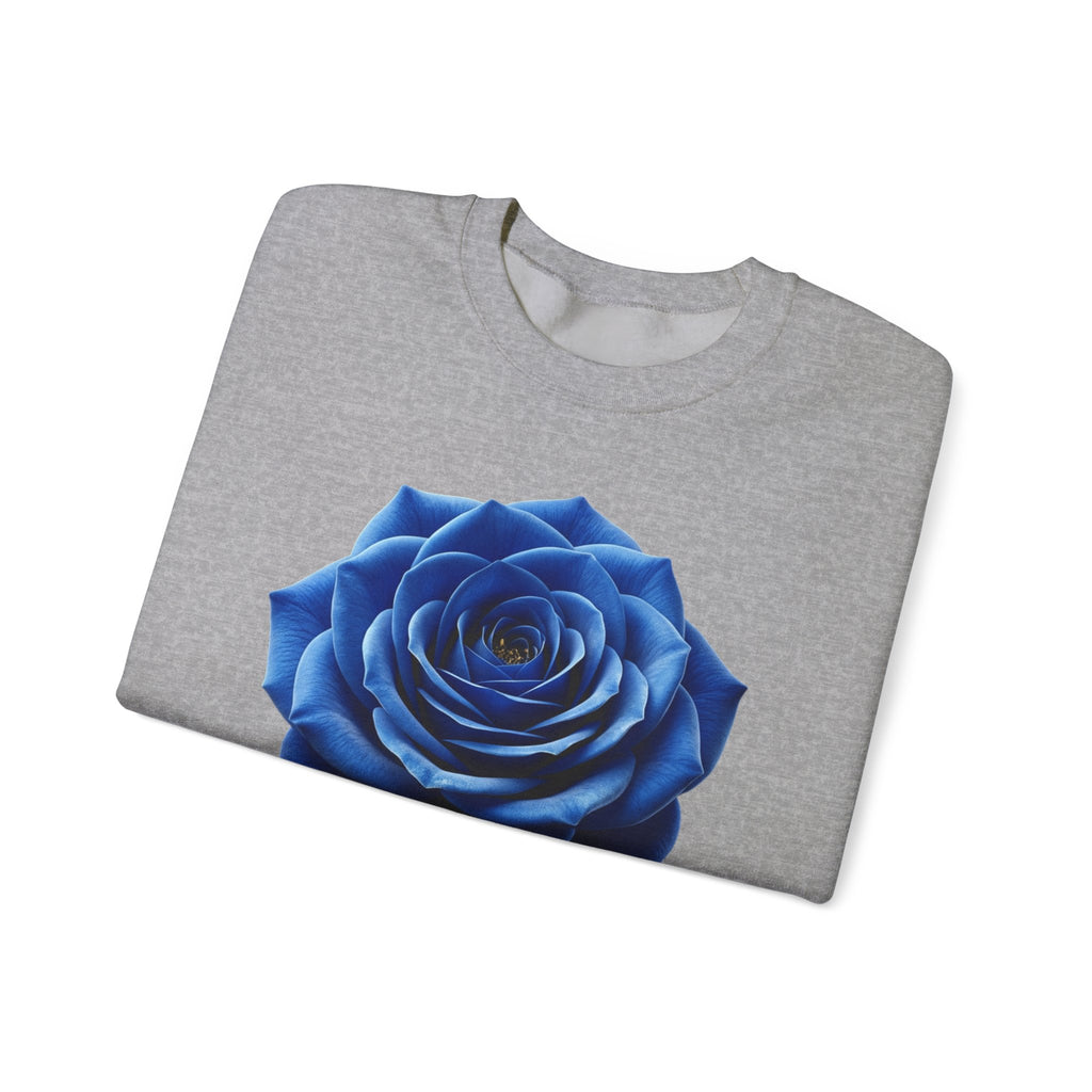 Blue Rose Crewneck Sweatshirt