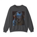 Horror Clown Crewneck Sweatshirt — Scary Pennywise Portrait