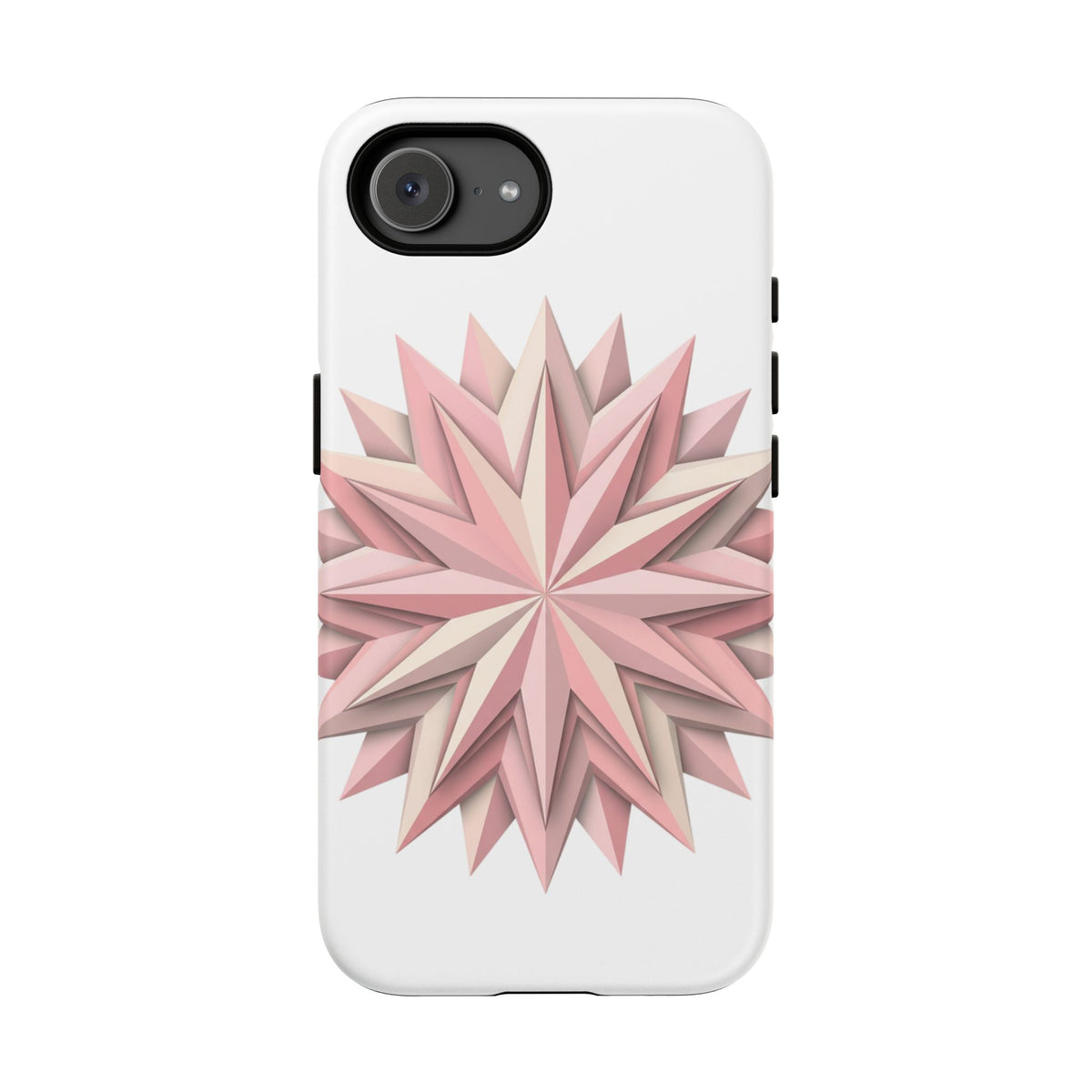 Pink Geometric Star Phone Case — Tough Protective iPhone Cover