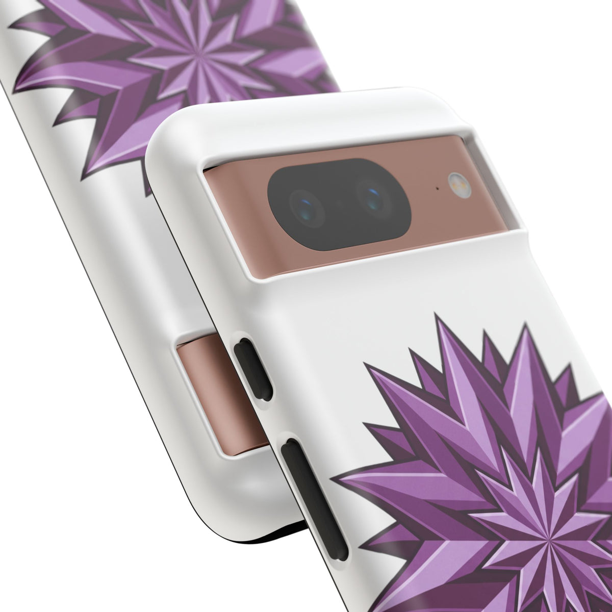 Purple Geometric Star Phone Case