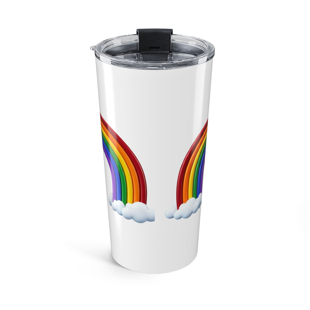 Rainbow Cloud Tumbler 20oz - Insulated Stainless Steel Travel Cup