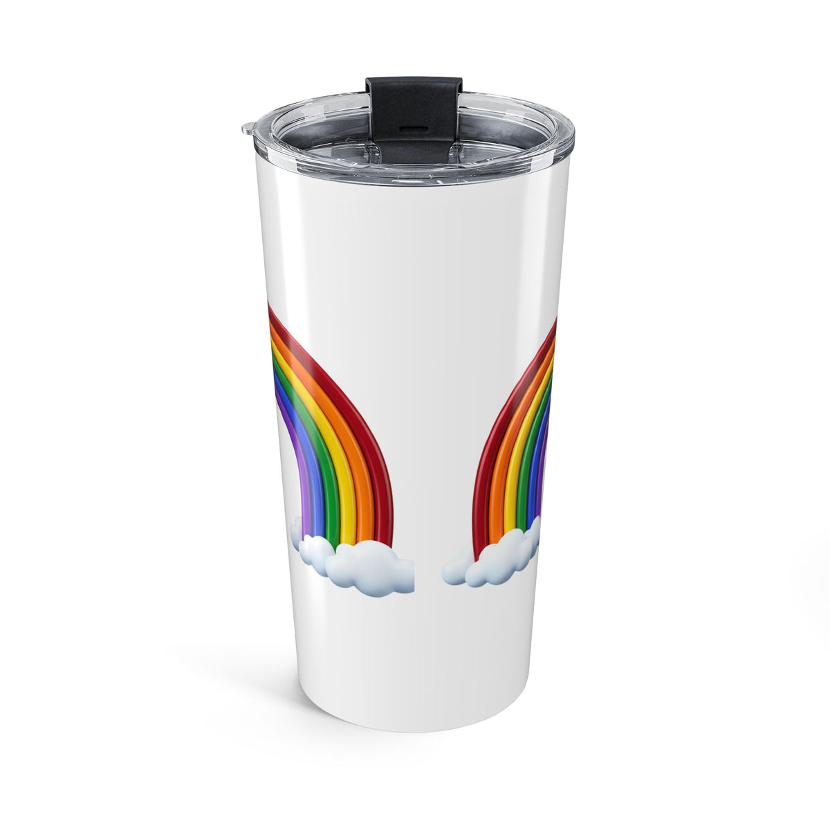 Rainbow Cloud Tumbler 20oz - Insulated Stainless Steel Travel Cup