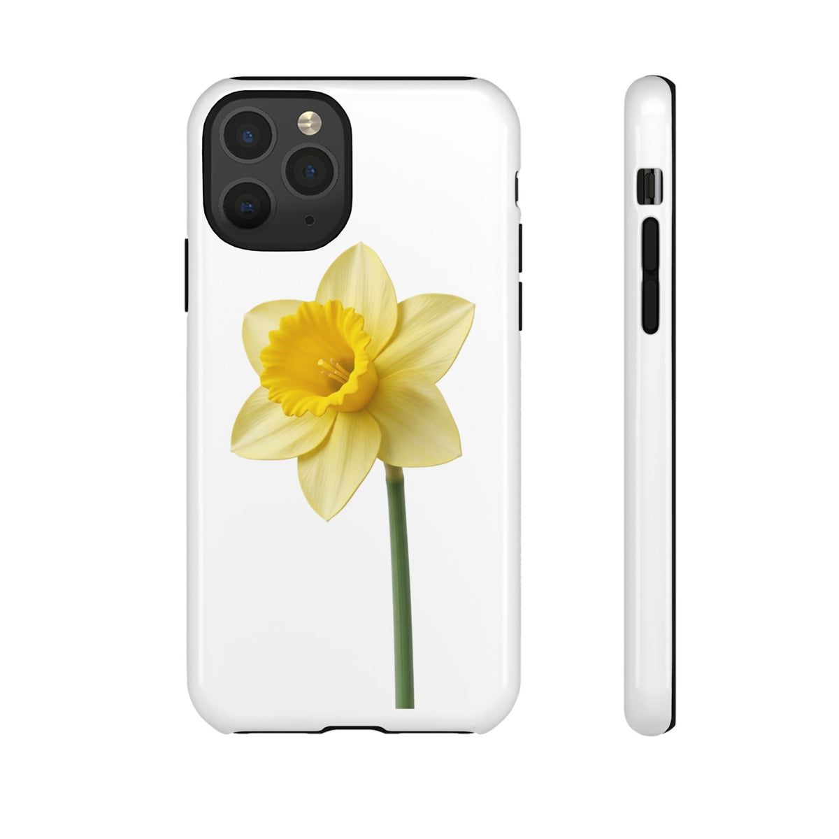 Daffodil Blossom Tough Phone Case — Yellow Spring Floral iPhone Cover