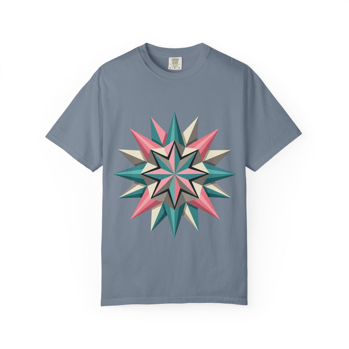 Geometric Starburst Graphic T-Shirt