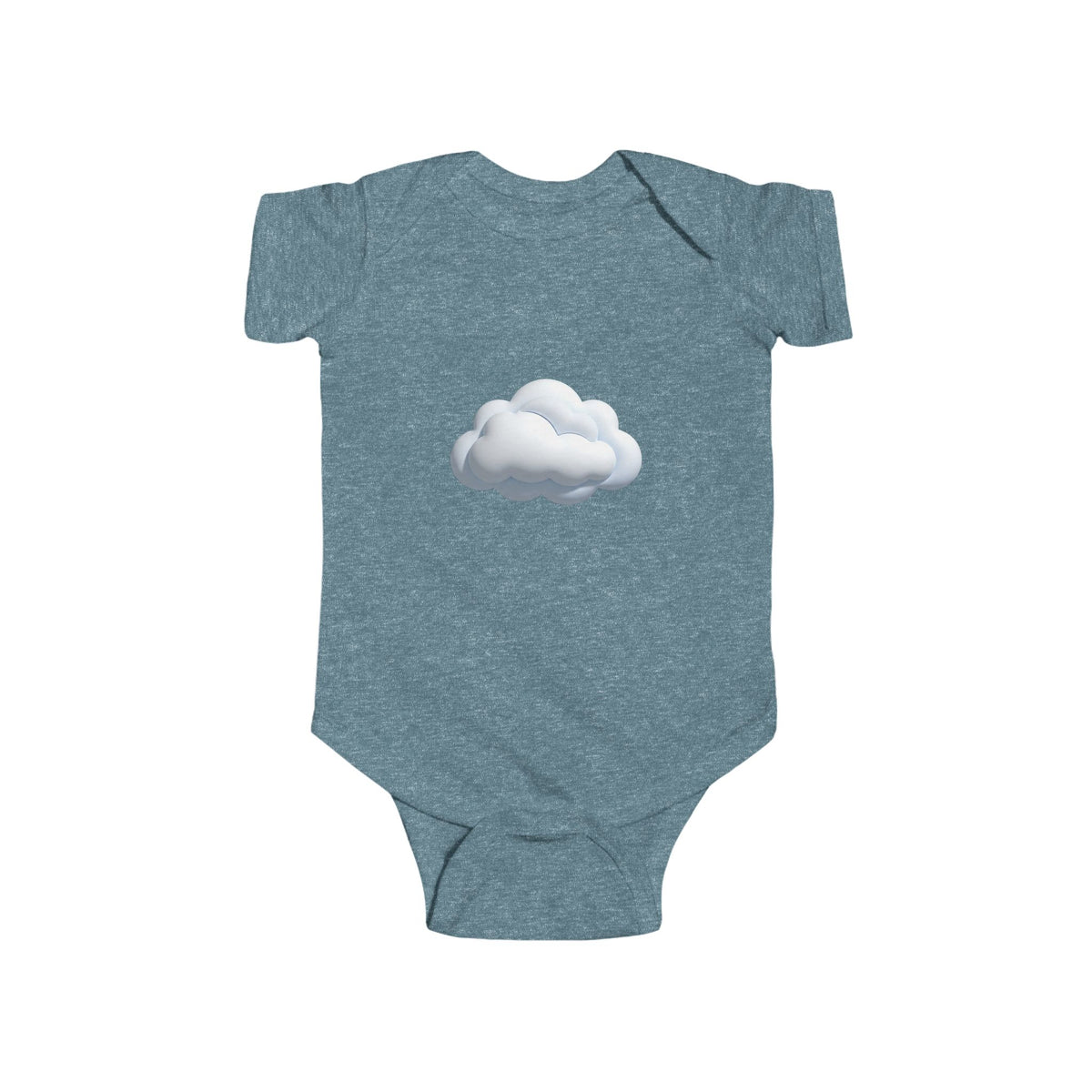 Baby Onesie with Cute Cloud Graphic — Infant Bodysuit, Neutral Newborn Gift