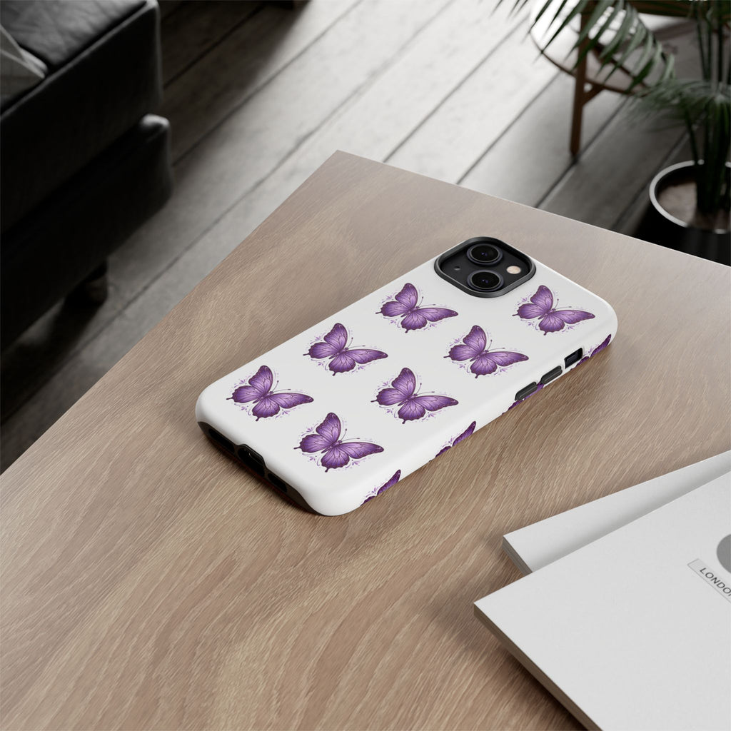 Purple Butterfly Phone Case