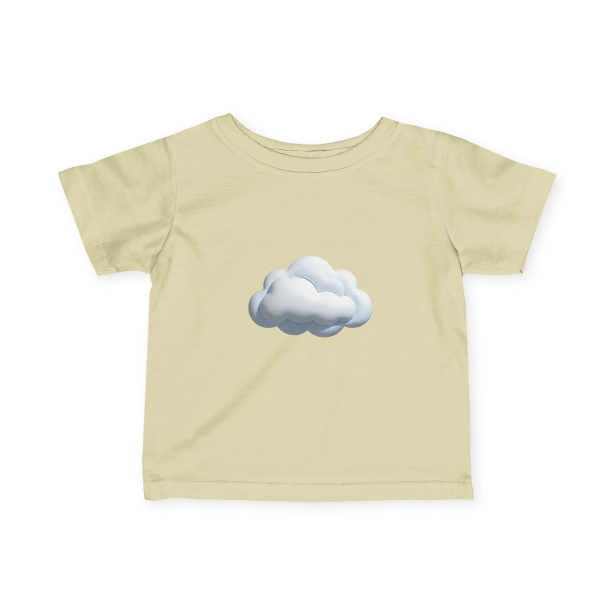 Baby Tee with Soft Cloud Graphic — Infant Cloud Print Shirt