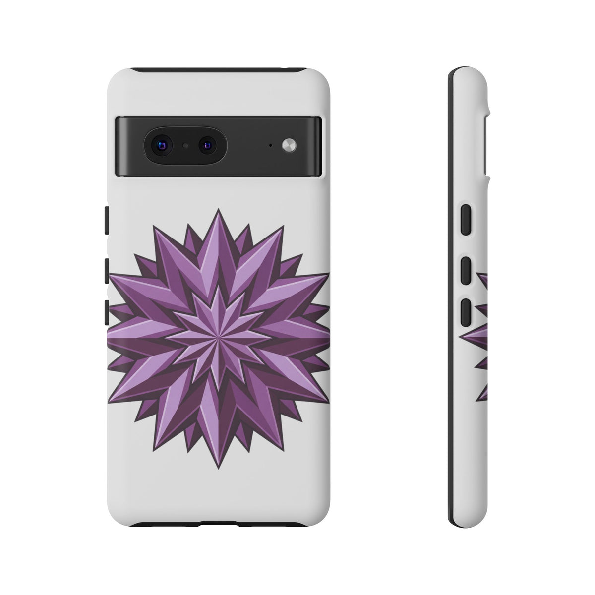 Purple Geometric Star Phone Case
