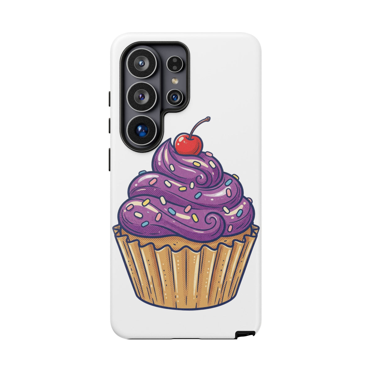 Purple Cupcake Tough Phone Cases