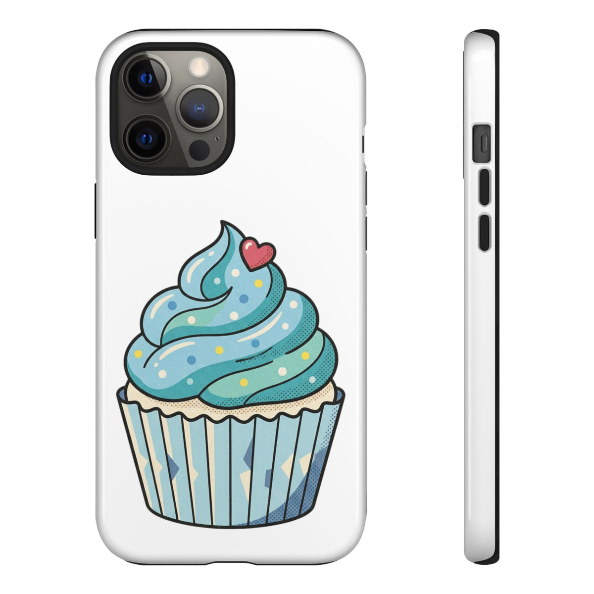 Blue Cupcake Tough Phone Cases