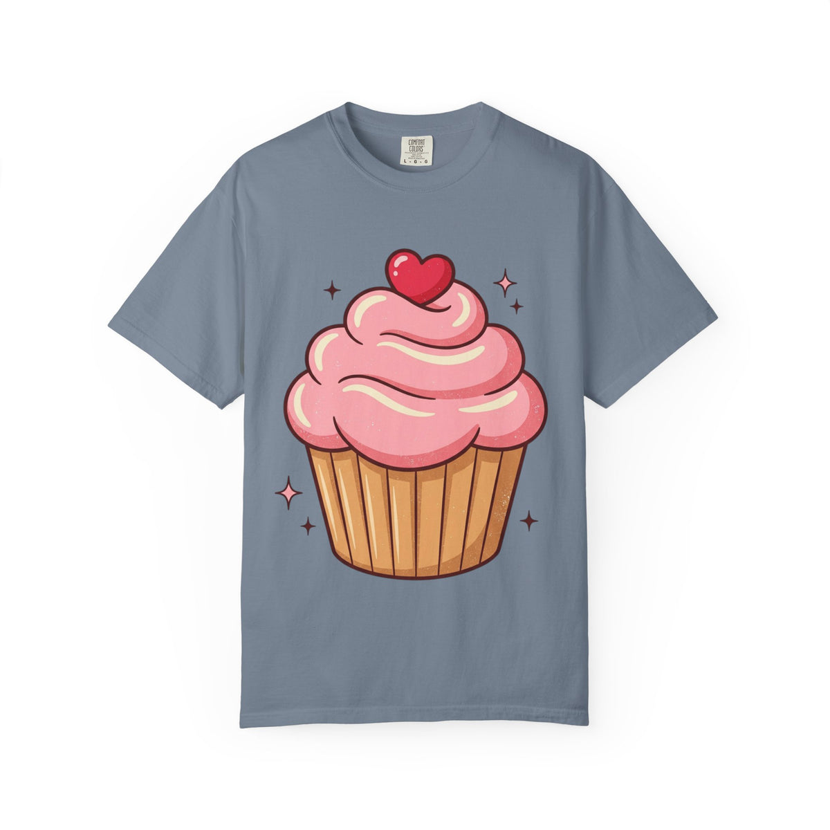 Pink Cupcake Unisex Garment-Dyed T-shirt