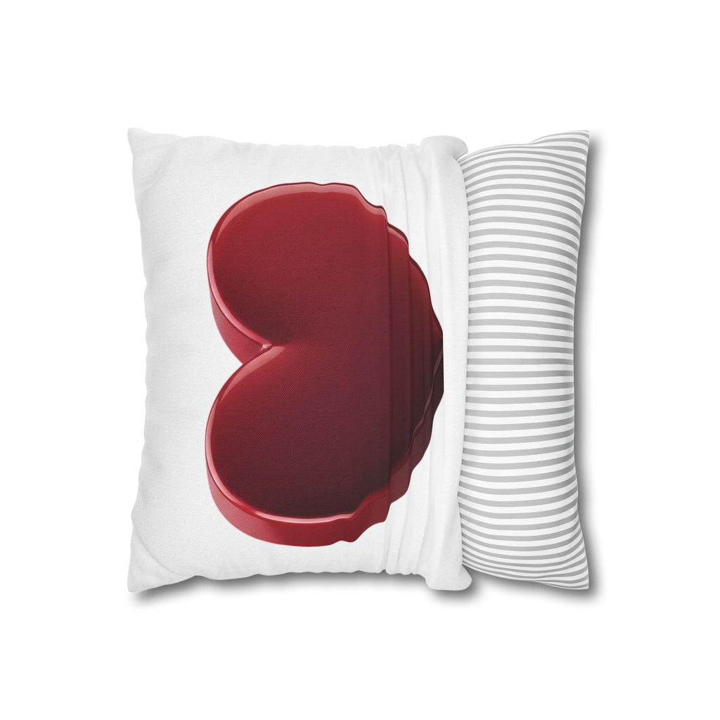 Red Heart Spun Polyester Square Pillowcase