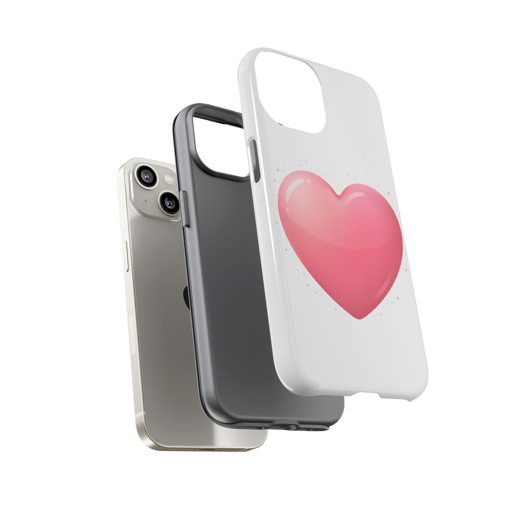 Heart Emoji Tough Case — Cute Pink Heart Phone Case for iPhone & Android