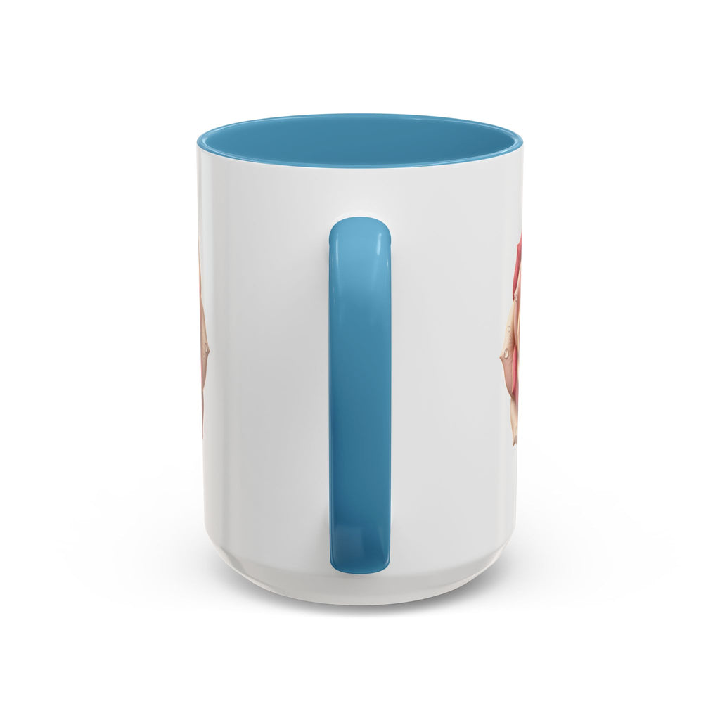Rose Waterdrop Accent Coffee Mug — Floral 11/15oz