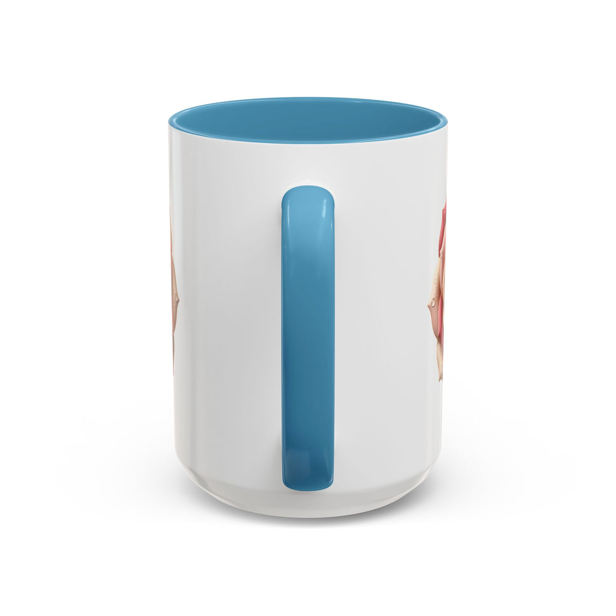Rose Waterdrop Accent Coffee Mug — Floral 11/15oz
