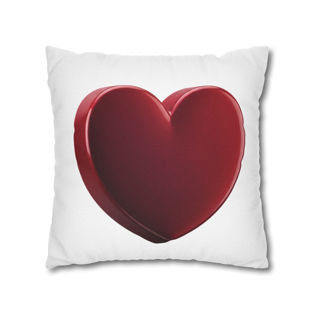 Red Heart Spun Polyester Square Pillowcase