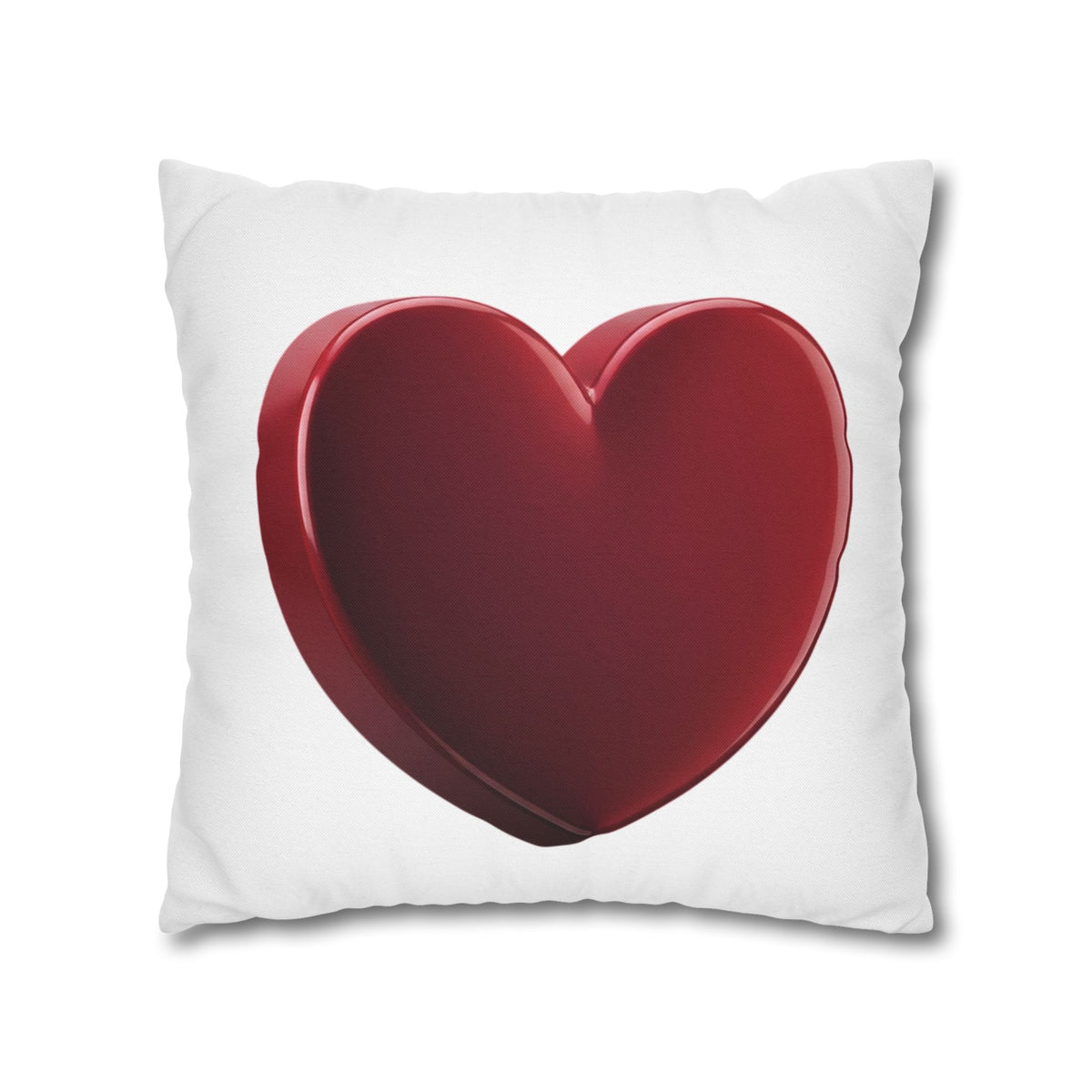 Red Heart Spun Polyester Square Pillowcase