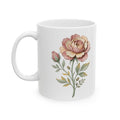 Floral Vintage Rose Ceramic Mug — 11oz & 15oz