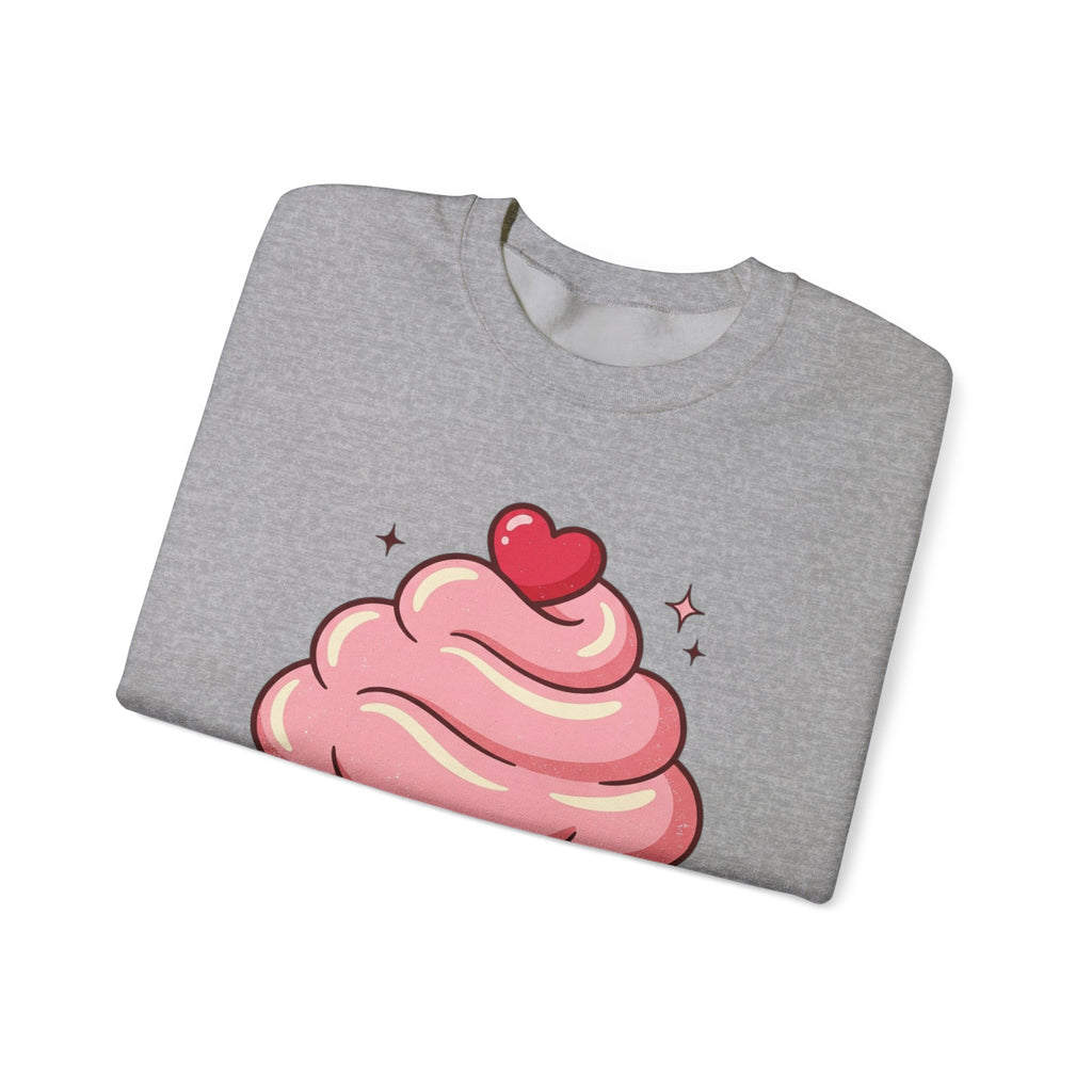Pink Cupcake Unisex Heavy Blend™ Crewneck Sweatshirt