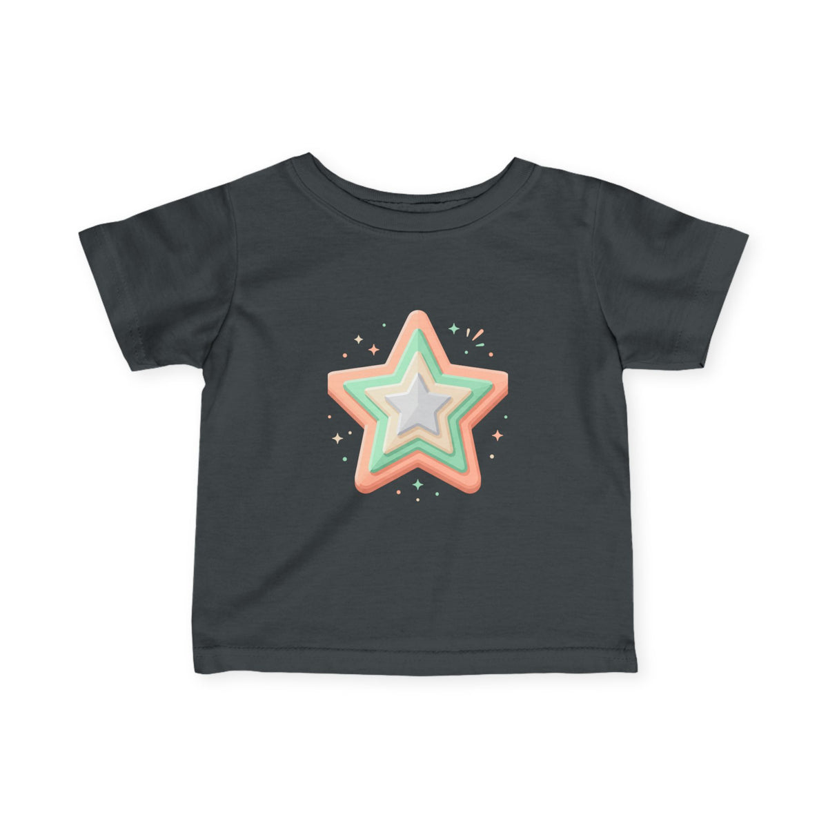 Star Design Infant Fine Jersey Tee