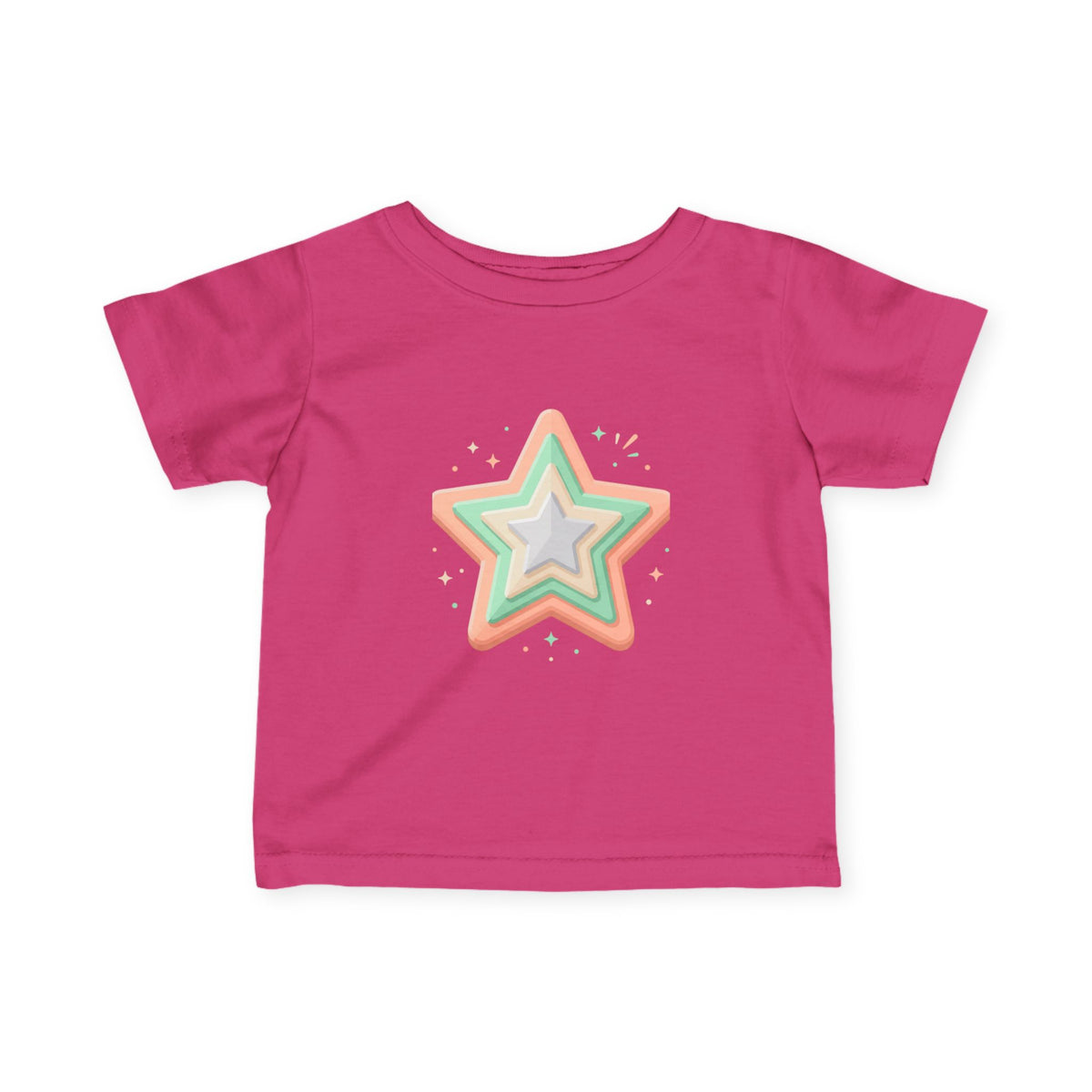 Star Design Infant Fine Jersey Tee