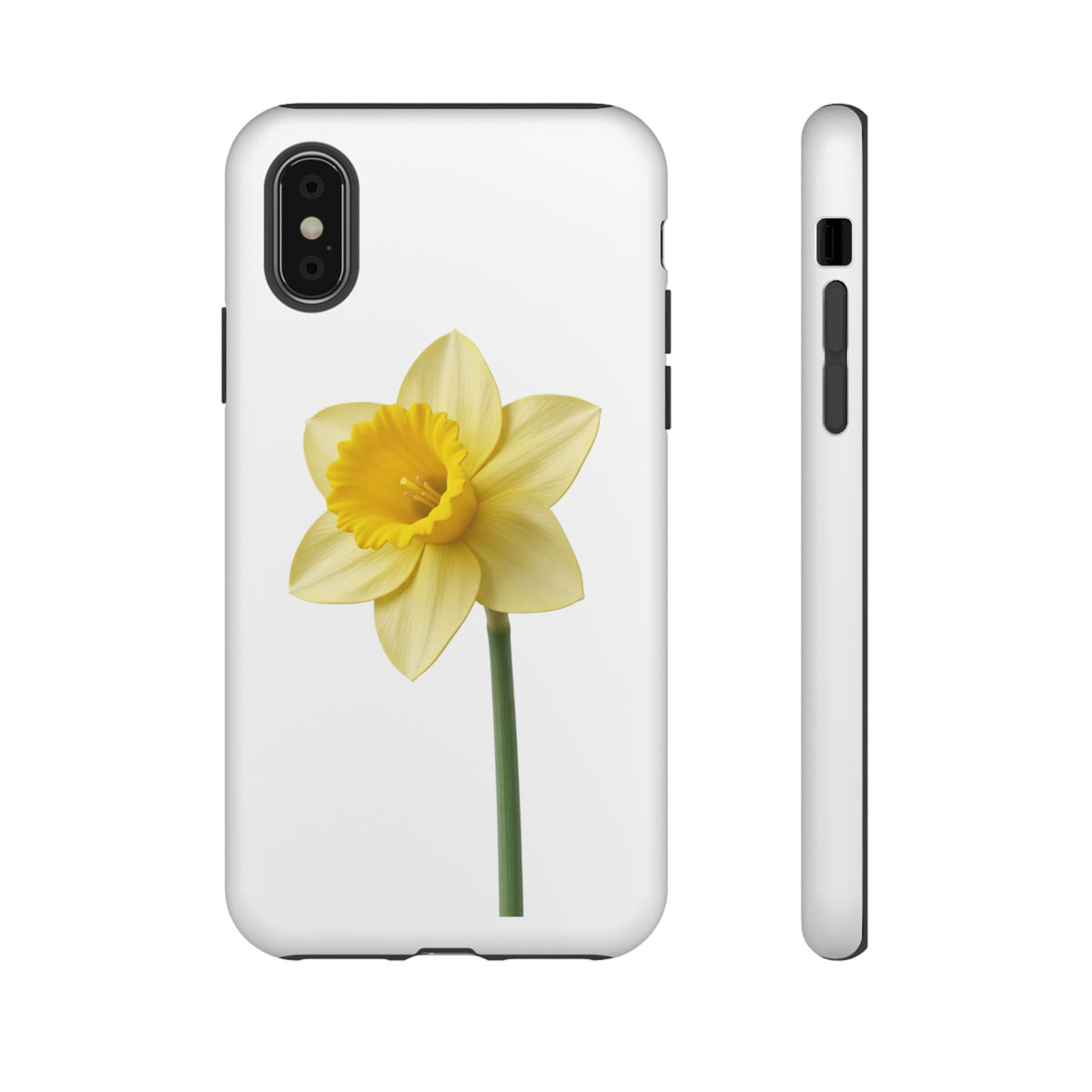 Daffodil Blossom Tough Phone Case — Yellow Spring Floral iPhone Cover