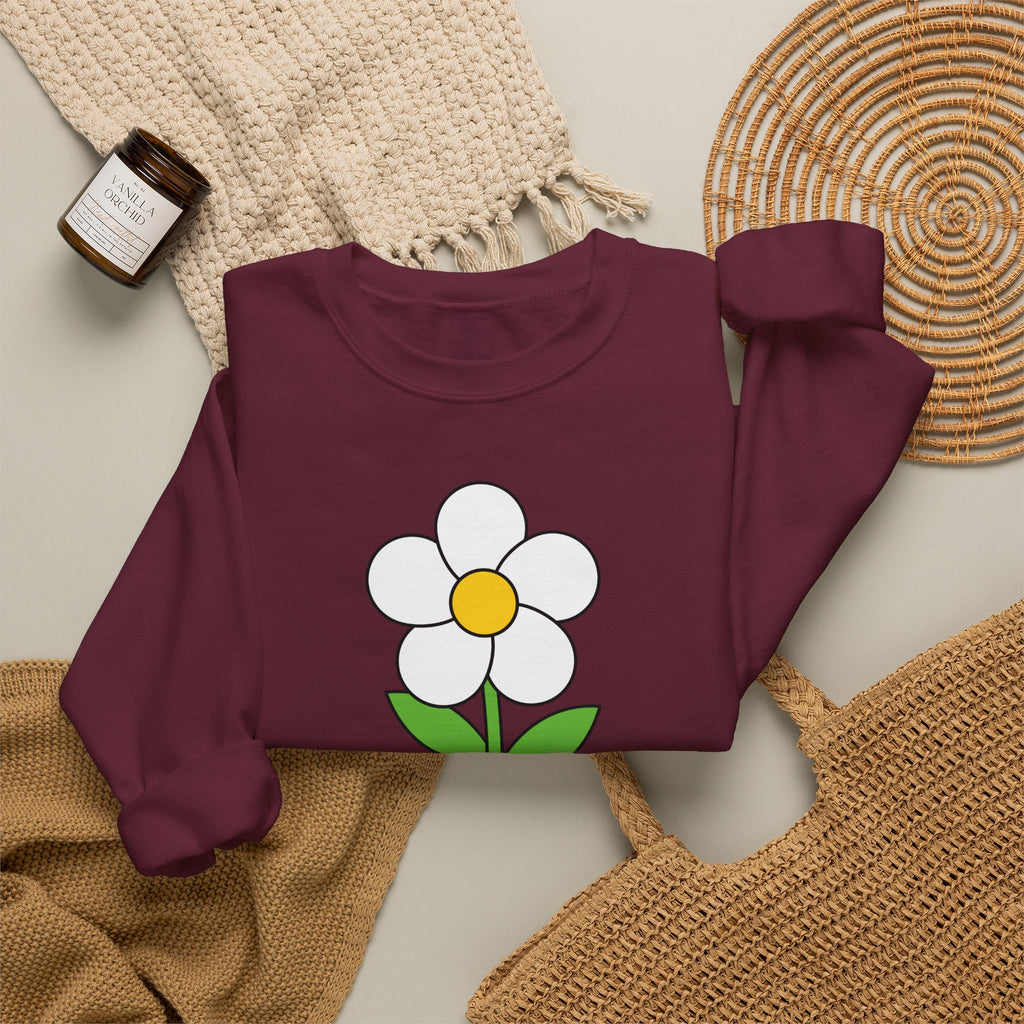 Daisy Graphic Crewneck Sweatshirt