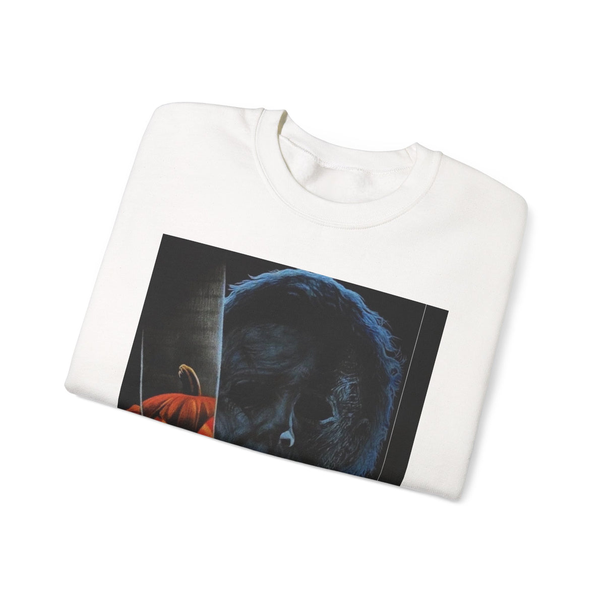 Halloween Thriller Crewneck Sweatshirt — Michael Myers & Jack-O'-Lantern Graphic