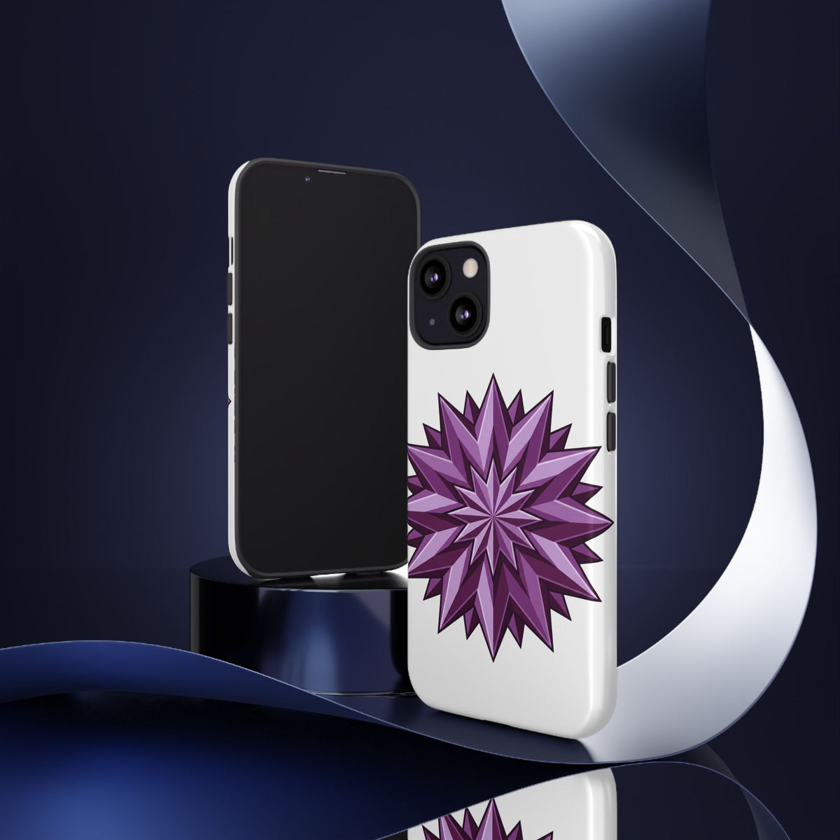 Purple Geometric Star Phone Case