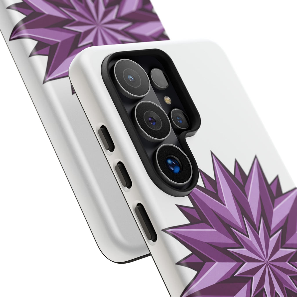 Purple Geometric Star Phone Case