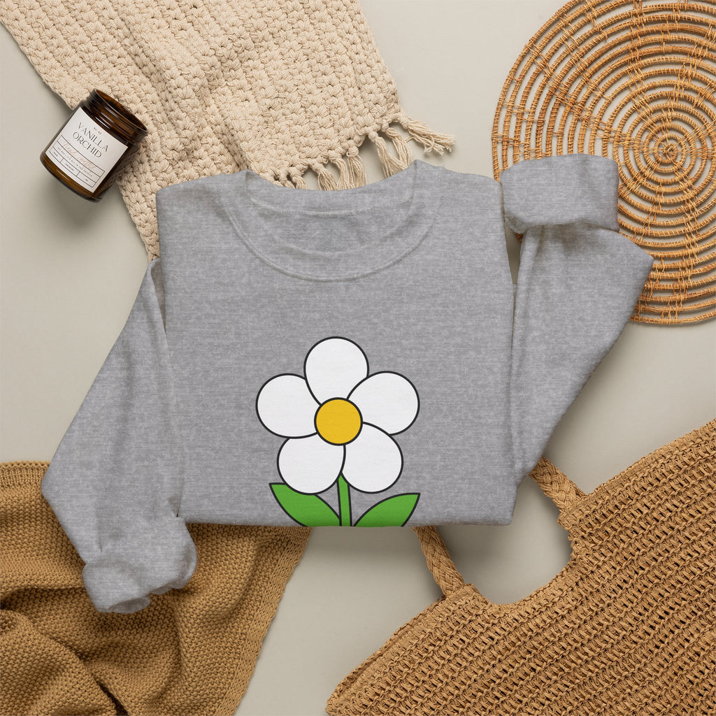 Daisy Graphic Crewneck Sweatshirt