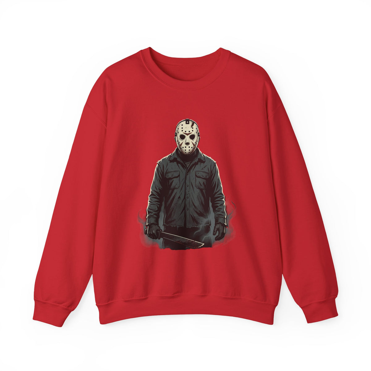Jason Mask Sweatshirt - Horror Crewneck for Fans of Friday the 13th