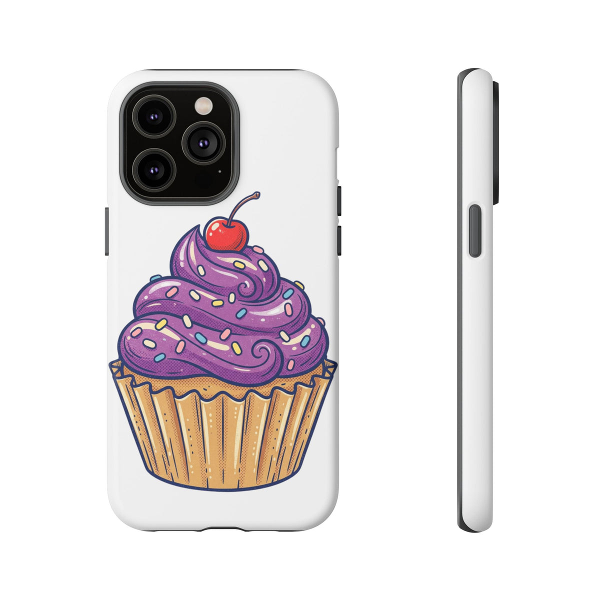 Purple Cupcake Tough Phone Cases