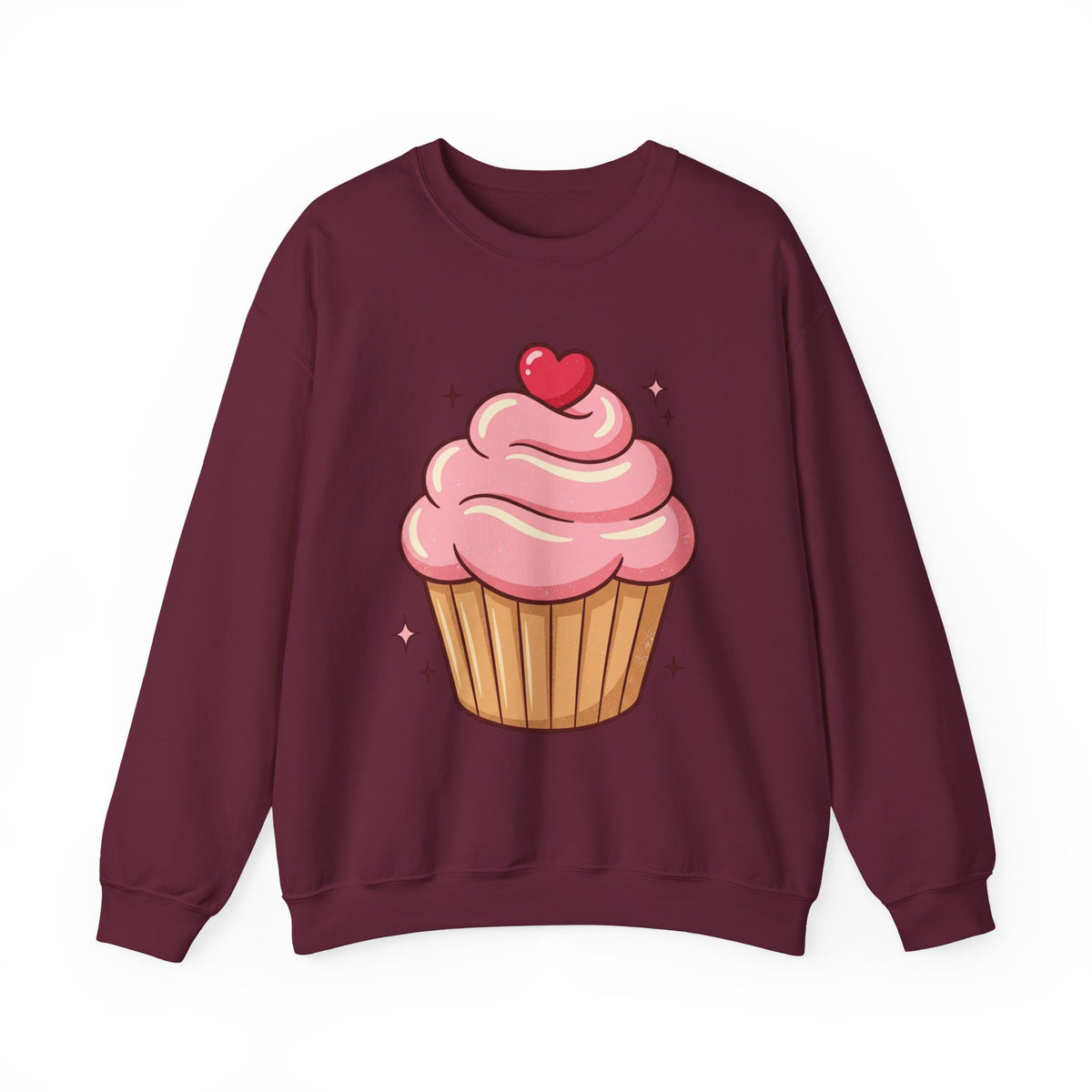 Pink Cupcake Unisex Heavy Blend™ Crewneck Sweatshirt