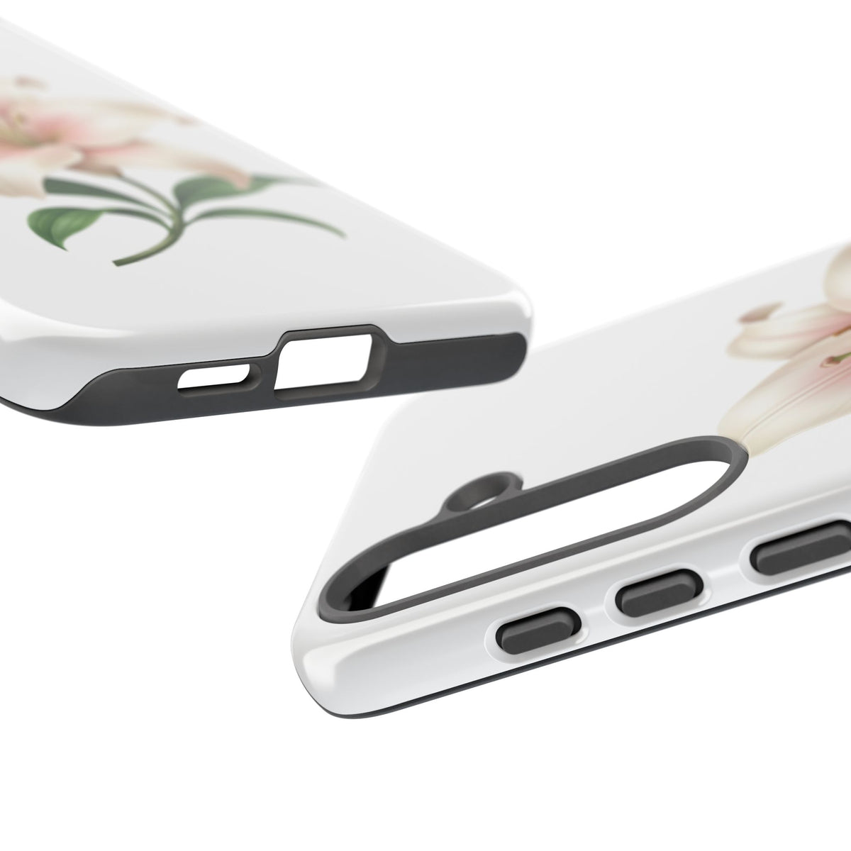 Floral Lily Phone Case — Pink Lily Tough Protective Cover