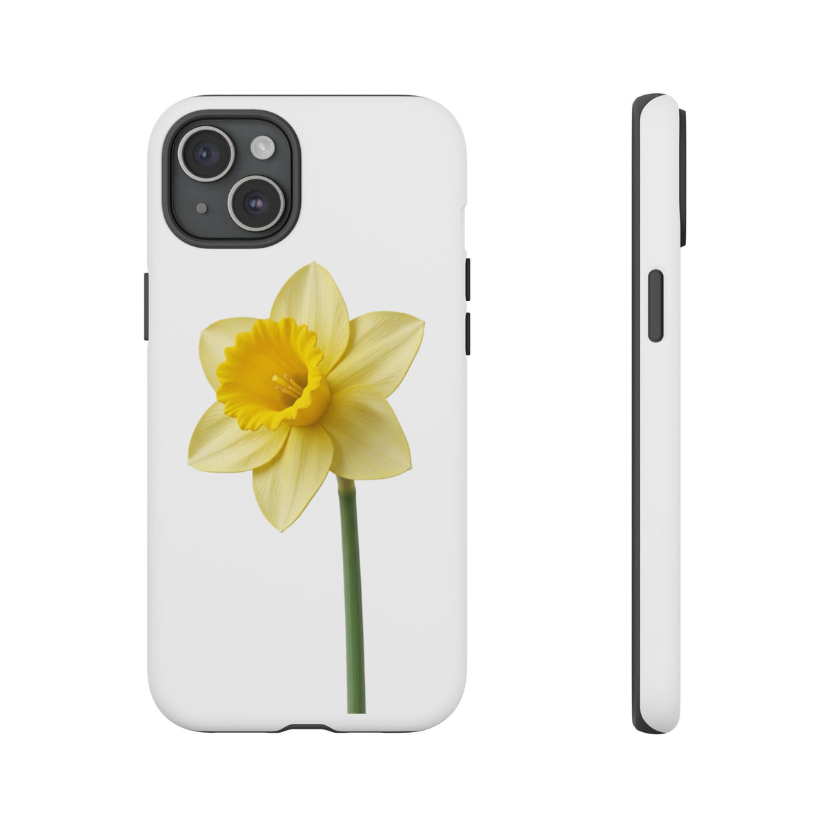 Daffodil Blossom Tough Phone Case — Yellow Spring Floral iPhone Cover