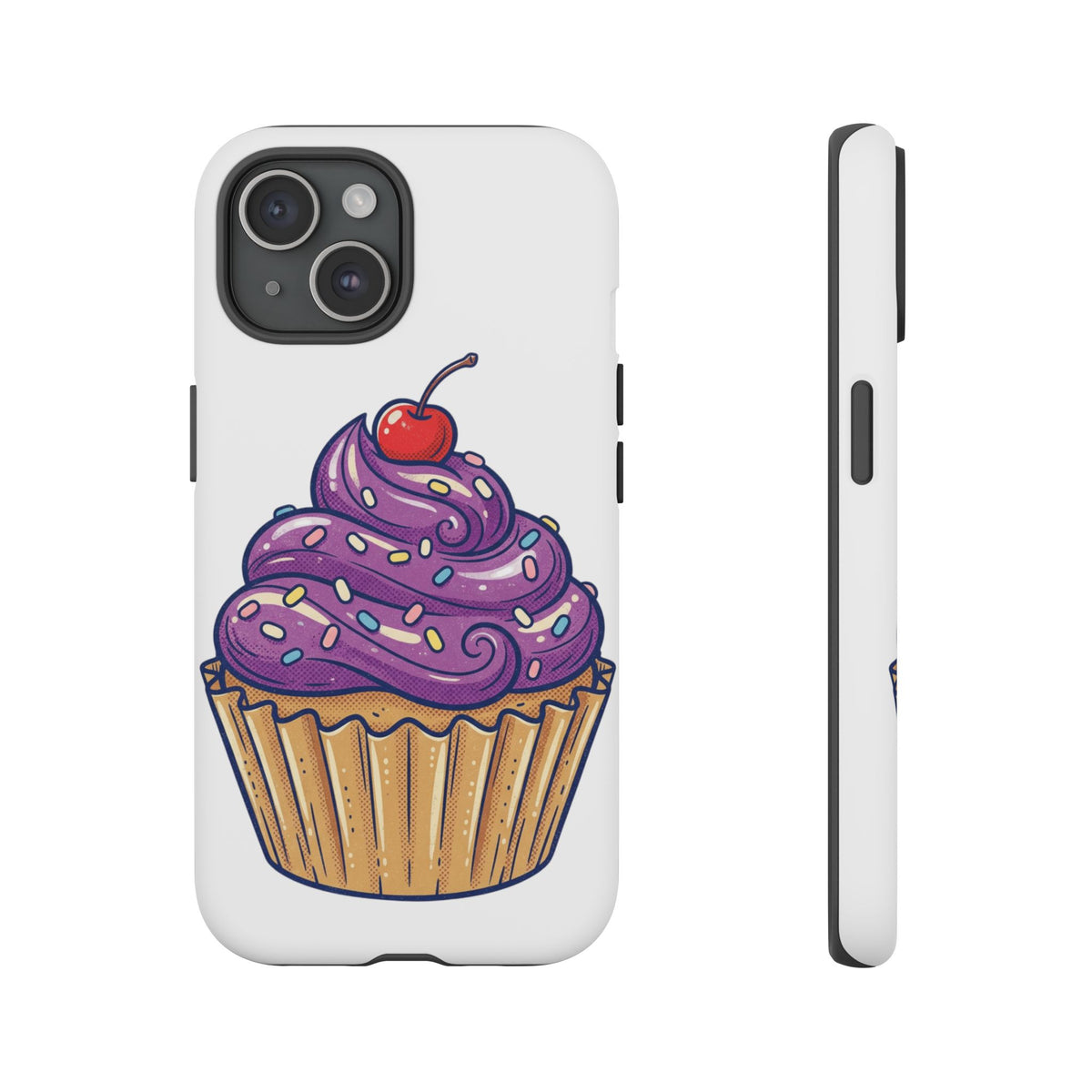 Purple Cupcake Tough Phone Cases