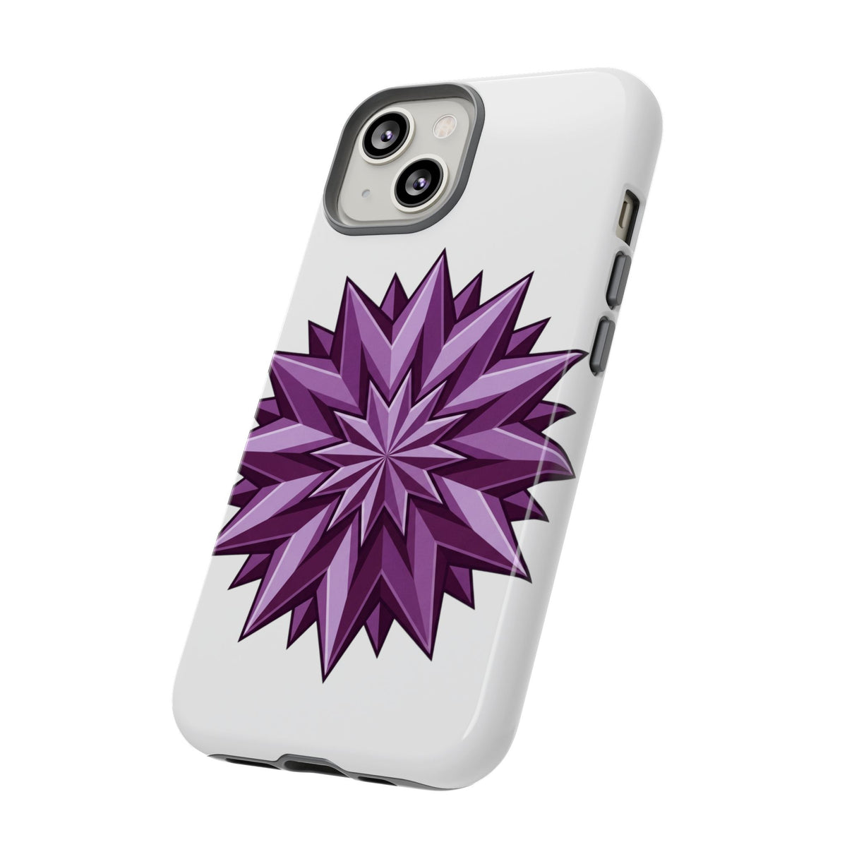 Purple Geometric Star Phone Case