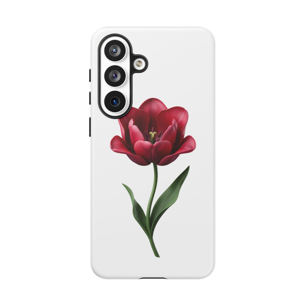 Tulip Floral Tough Phone Case – Protective Blossom iPhone Cover